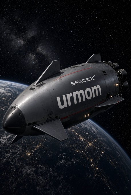 SpaceX urmom craft leaving Earth orbit